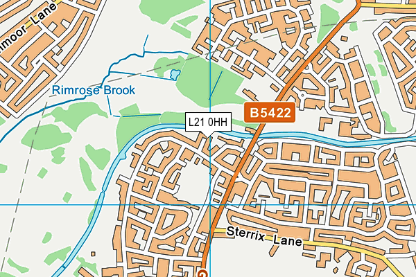 L21 0HH map - OS VectorMap District (Ordnance Survey)