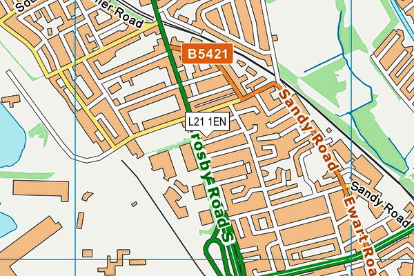 L21 1EN map - OS VectorMap District (Ordnance Survey)