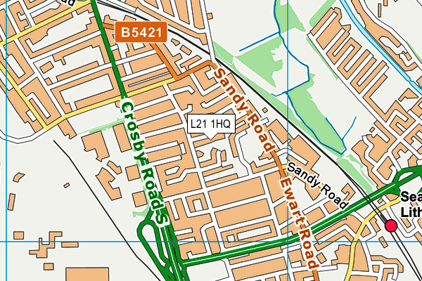 L21 1HQ map - OS VectorMap District (Ordnance Survey)