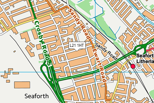 L21 1HT map - OS VectorMap District (Ordnance Survey)