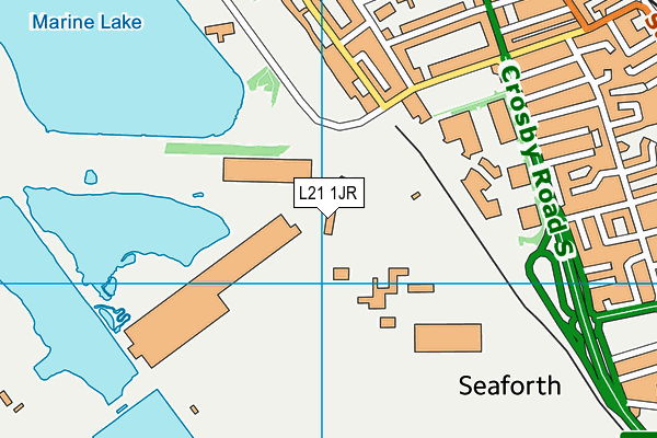 L21 1JR map - OS VectorMap District (Ordnance Survey)
