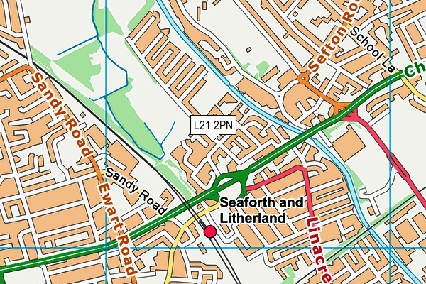 L21 2PN map - OS VectorMap District (Ordnance Survey)
