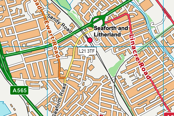 L21 3TF map - OS VectorMap District (Ordnance Survey)