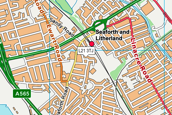 L21 3TJ map - OS VectorMap District (Ordnance Survey)