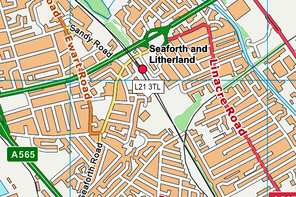 L21 3TL map - OS VectorMap District (Ordnance Survey)