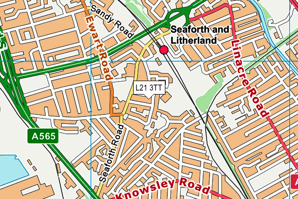 L21 3TT map - OS VectorMap District (Ordnance Survey)