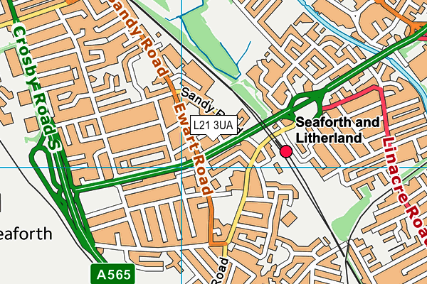 L21 3UA map - OS VectorMap District (Ordnance Survey)