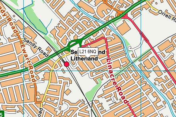 L21 6NQ map - OS VectorMap District (Ordnance Survey)