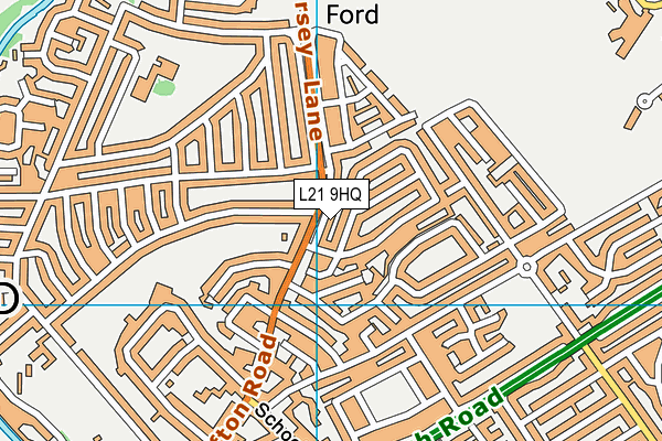 L21 9HQ map - OS VectorMap District (Ordnance Survey)