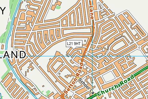 L21 9HT map - OS VectorMap District (Ordnance Survey)