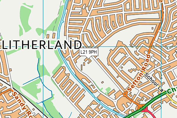 L21 9PH map - OS VectorMap District (Ordnance Survey)