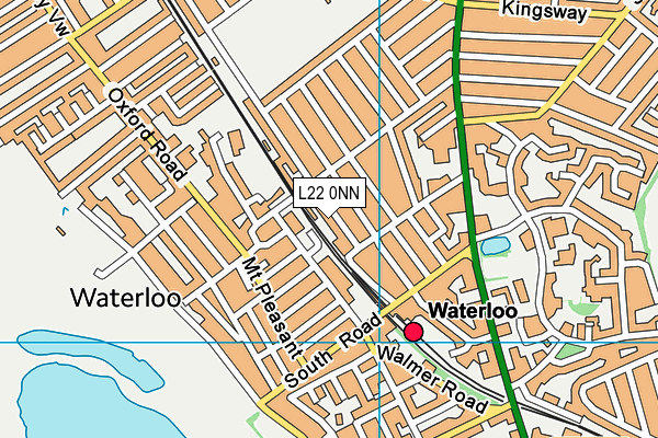 L22 0NN map - OS VectorMap District (Ordnance Survey)