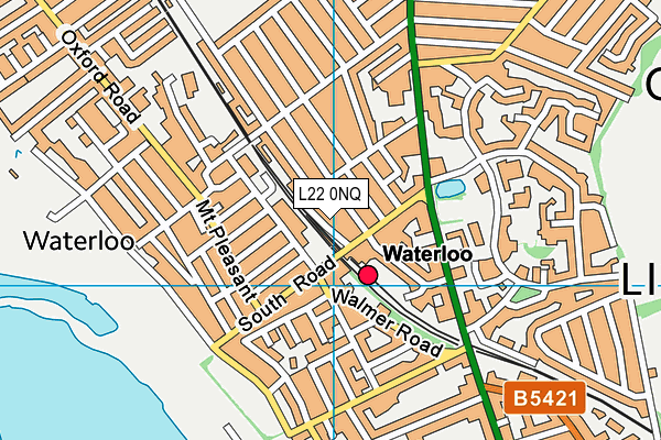L22 0NQ map - OS VectorMap District (Ordnance Survey)