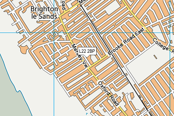 L22 2BP map - OS VectorMap District (Ordnance Survey)