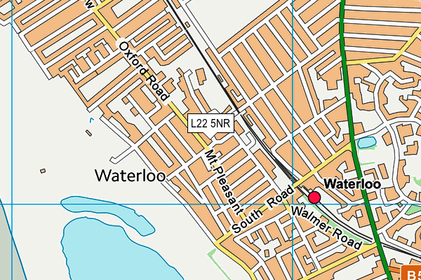 L22 5NR map - OS VectorMap District (Ordnance Survey)
