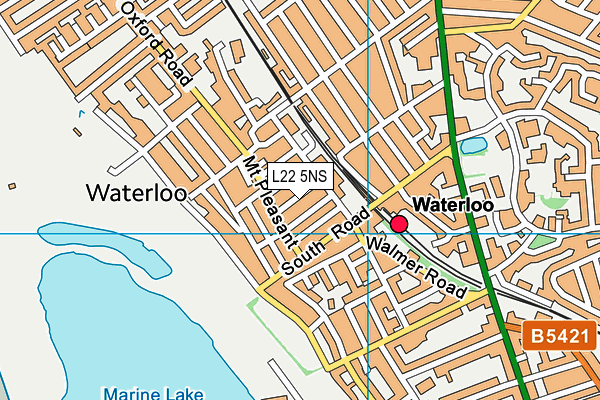 L22 5NS map - OS VectorMap District (Ordnance Survey)