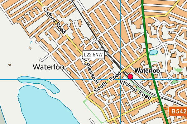 L22 5NW map - OS VectorMap District (Ordnance Survey)