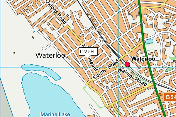L22 5PL map - OS VectorMap District (Ordnance Survey)