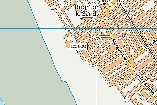 L22 6QQ map - OS VectorMap District (Ordnance Survey)