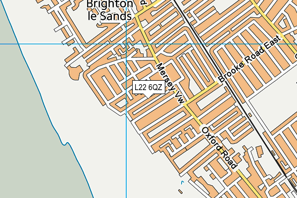 L22 6QZ map - OS VectorMap District (Ordnance Survey)