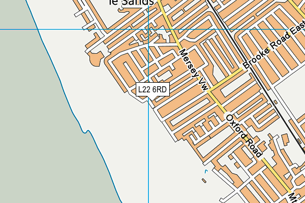 L22 6RD map - OS VectorMap District (Ordnance Survey)
