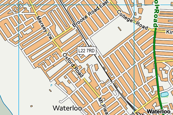 L22 7RD map - OS VectorMap District (Ordnance Survey)