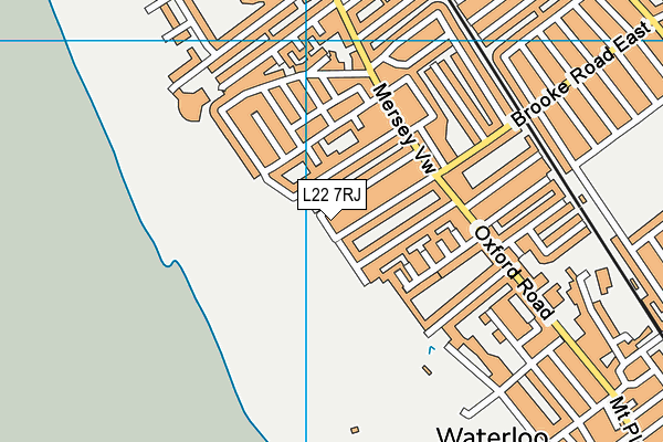 L22 7RJ map - OS VectorMap District (Ordnance Survey)