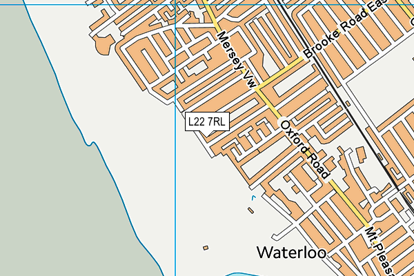 L22 7RL map - OS VectorMap District (Ordnance Survey)