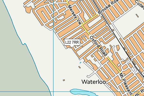 L22 7RR map - OS VectorMap District (Ordnance Survey)
