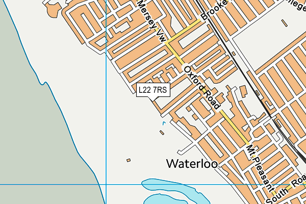 L22 7RS map - OS VectorMap District (Ordnance Survey)