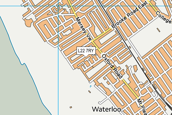 L22 7RY map - OS VectorMap District (Ordnance Survey)