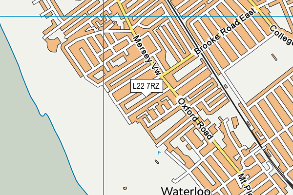 L22 7RZ map - OS VectorMap District (Ordnance Survey)