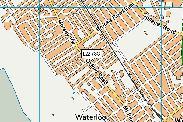 L22 7SG map - OS VectorMap District (Ordnance Survey)