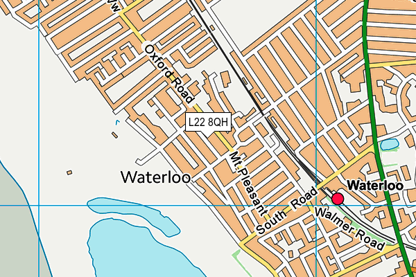 L22 8QH map - OS VectorMap District (Ordnance Survey)
