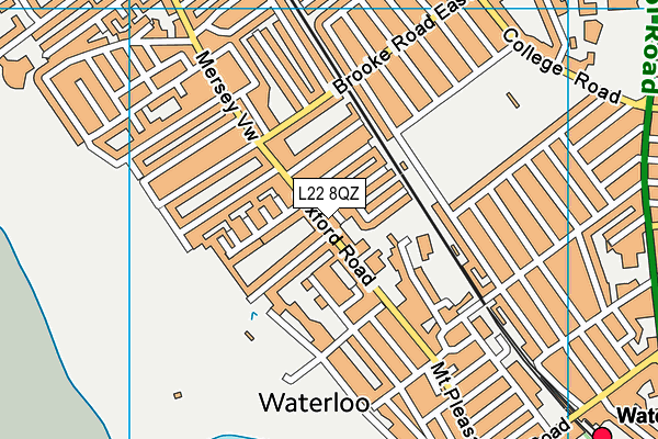 L22 8QZ map - OS VectorMap District (Ordnance Survey)