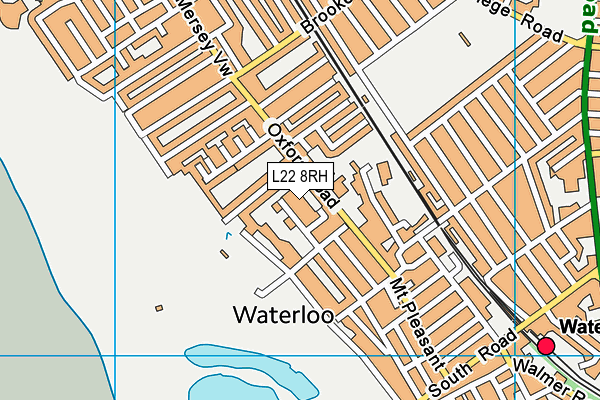 L22 8RH map - OS VectorMap District (Ordnance Survey)