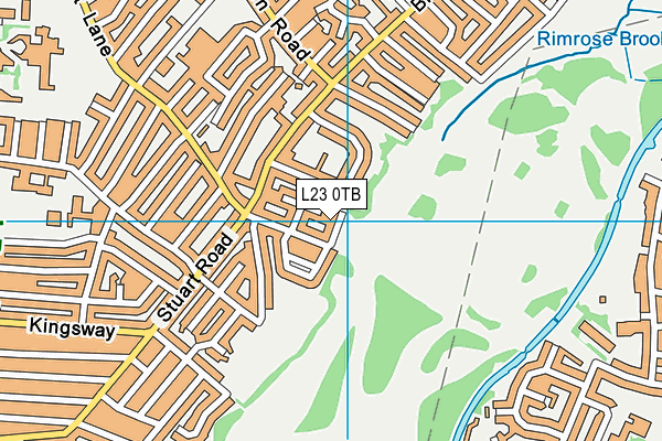 L23 0TB map - OS VectorMap District (Ordnance Survey)