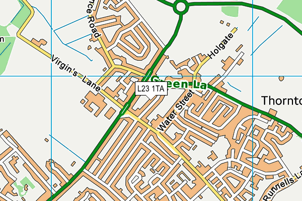 L23 1TA map - OS VectorMap District (Ordnance Survey)