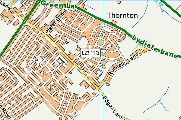 L23 1TQ map - OS VectorMap District (Ordnance Survey)