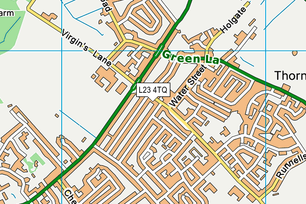 L23 4TQ map - OS VectorMap District (Ordnance Survey)