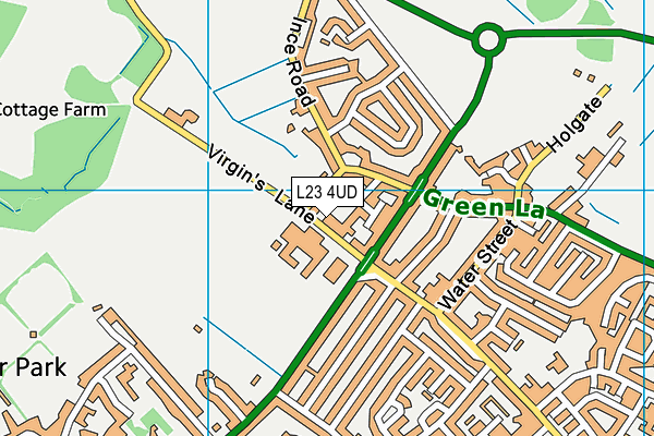 L23 4UD map - OS VectorMap District (Ordnance Survey)