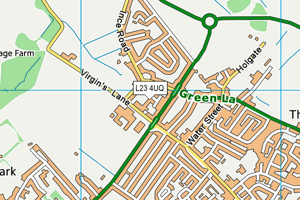 L23 4UQ map - OS VectorMap District (Ordnance Survey)