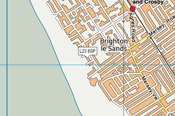 L23 6SP map - OS VectorMap District (Ordnance Survey)