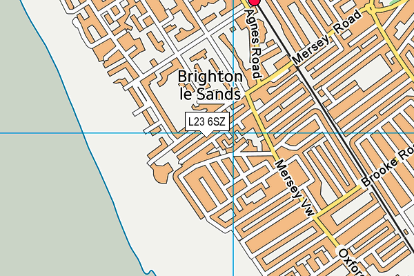 L23 6SZ map - OS VectorMap District (Ordnance Survey)