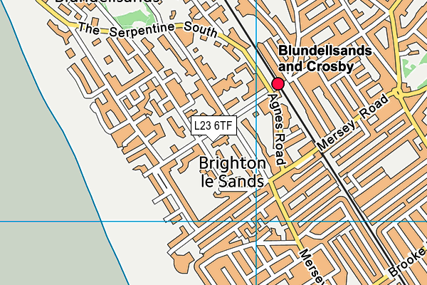 L23 6TF map - OS VectorMap District (Ordnance Survey)