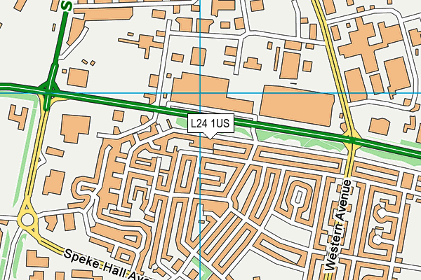 L24 1US map - OS VectorMap District (Ordnance Survey)