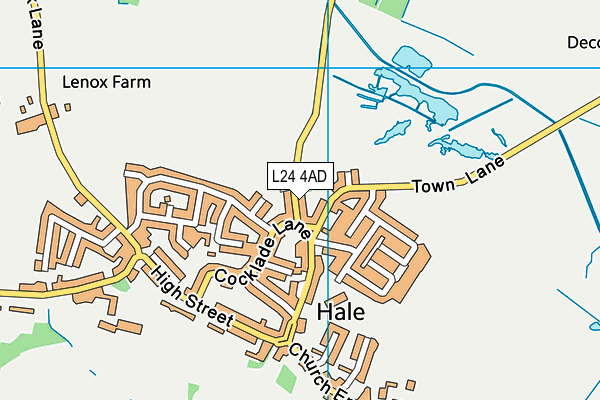 L24 4AD map - OS VectorMap District (Ordnance Survey)