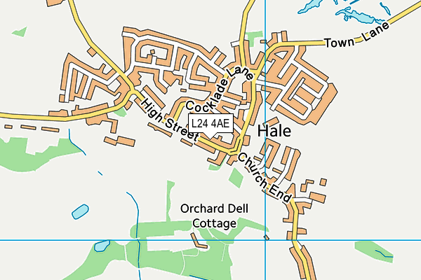 L24 4AE map - OS VectorMap District (Ordnance Survey)