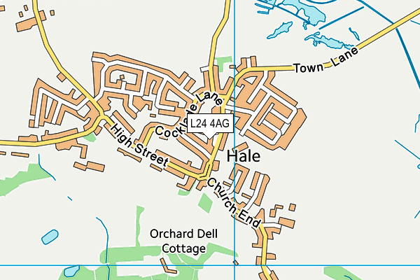 L24 4AG map - OS VectorMap District (Ordnance Survey)