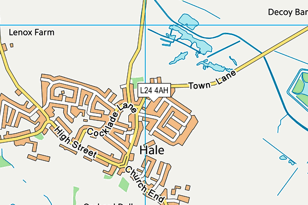 L24 4AH map - OS VectorMap District (Ordnance Survey)